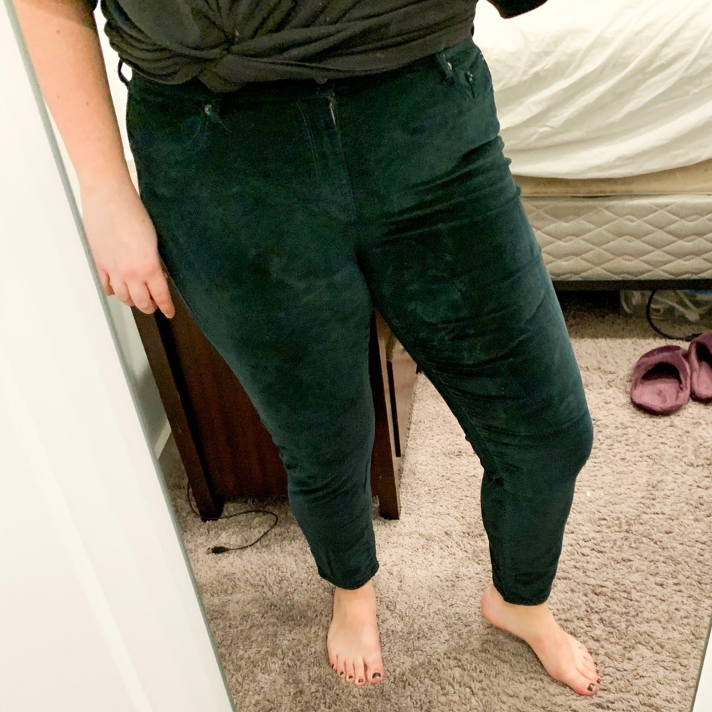 Banana Republic Factory Velvet Skinny Jeans